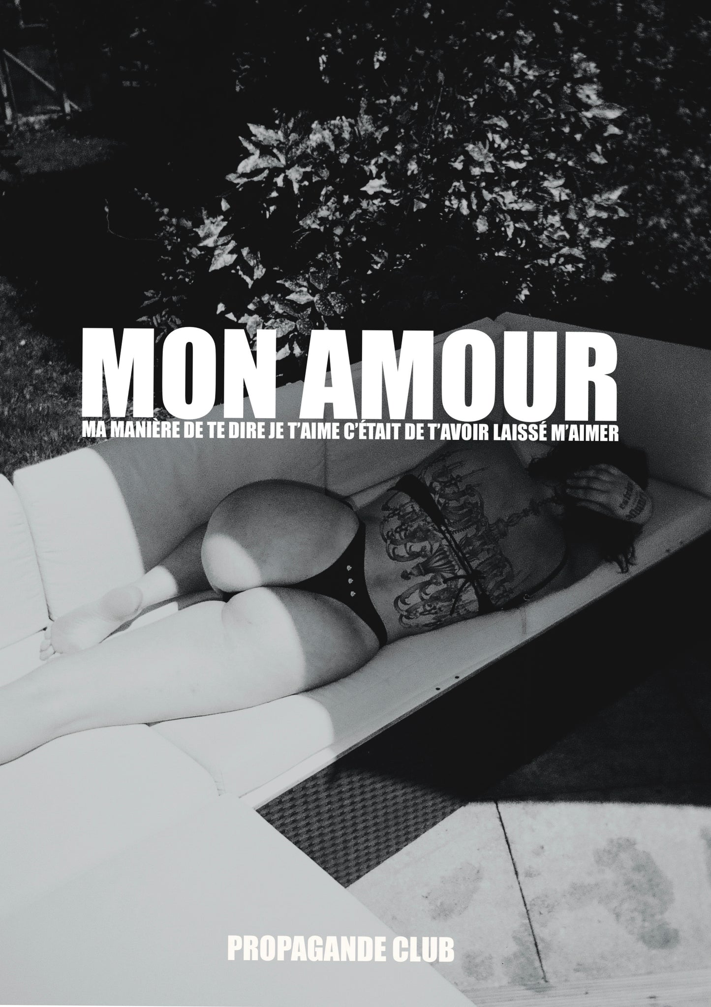 PROPAGANDE PAPIER MON AMOUR NOIR&BLANC